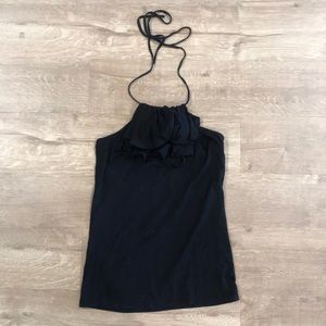 Black halter top